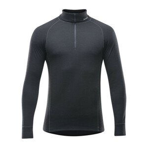 Pánský rolák Devold Duo Active Man Zip Neck Velikost: XL / Barva: černá