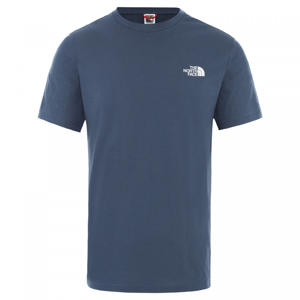 Pánské triko The North Face Simple Dome Tee Velikost: XL / Barva: modrá/bílá