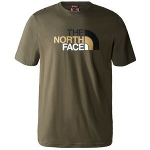 Pánské triko The North Face Easy Tee Velikost: L / Barva: zelená/hnědá