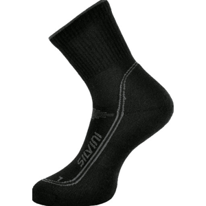Ponožky Silvini Merino Lattari UA904 Velikost ponožek: 36-38 / Barva: černá