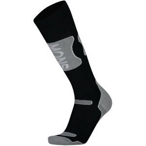 Pánské ponožky Mons Royale Pro Lite Tech Sock Velikost ponožek: L / Barva: černá/šedá