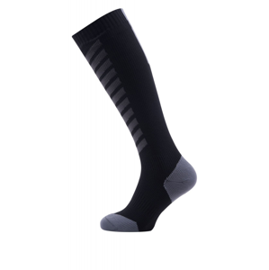 Nepromokavé ponožky SealSkinz MTB Mid Knee Velikost ponožek: 36-38 (S) / Barva: černá