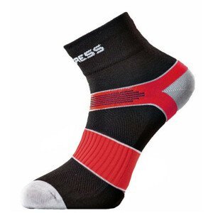 Ponožky Progress Cycling 8CE Cycling Velikost ponožek: 35-38 (3-5) / Barva: černá/červená