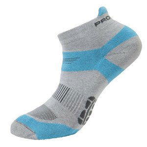 Ponožky Progress RNS 8JB Running Sox Velikost ponožek: 39-42 (6-8) / Barva: šedá/modrá