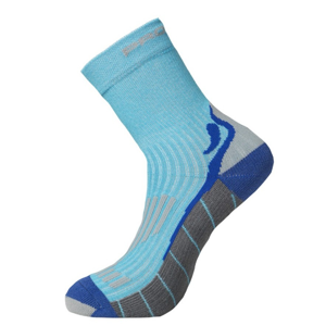 Ponožky Progress Running High Sox Velikost ponožek: 35-38 / Barva: modrá/šedá