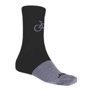 Ponožky Sensor Tour Merino černá/šedá Velikost ponožek: 39-42 (6-8) / Barva: černá/šedá