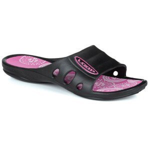 Dámské pantofle Loap Birde Velikost bot (EU): 36 / Barva: černá/růžová