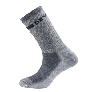 Ponožky Devold Outdoor Medium Sock Velikost ponožek: 41-43 / Barva: šedá
