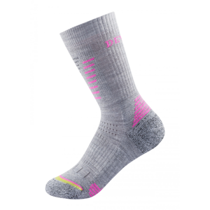 Dětské ponožky Devold Hiking Medium Kid Sock Velikost ponožek: 28-30 / Barva: šedá