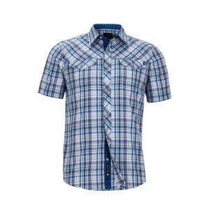 Pánská košile Marmot Riggs SS Velikost: S / Barva: modrá