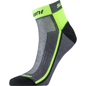 Cyklistické ponožky Silvini Plima UA622 Velikost ponožek: 36-38 / Barva: zelená/šedá