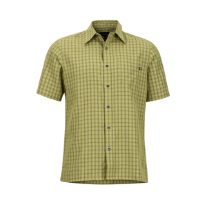 Pánská košile Marmot Eldridge SS Velikost: S / Barva: zelená