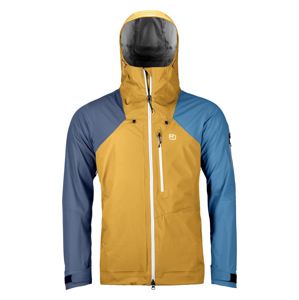 Pánská bunda Ortovox 3L Ortler Jacket Velikost: M / Barva: žlutá/modrá