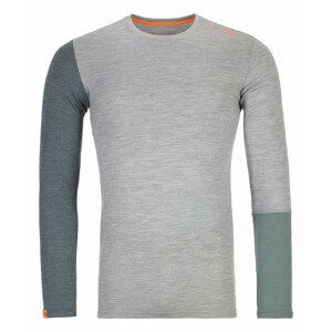 Pánské triko Ortovox 185 Rock'n'Wool Long Sleeve M Velikost: M / Barva: světle šedá