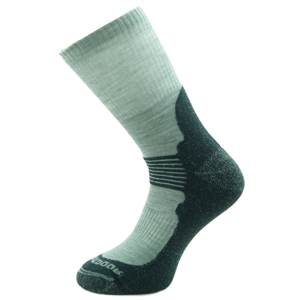 Ponožky Zulu Merino Men Velikost ponožek: 35-38 / Barva: šedá/černá