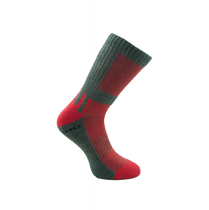 Ponožky Zulu Trekking Women Velikost ponožek: 35-38 / Barva: červená