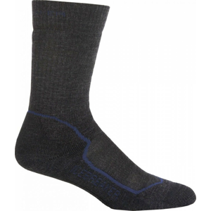 Pánské ponožky Icebreaker Mens Hike+ Medium Crew Velikost ponožek: 44,5-46,5 / Barva: šedá