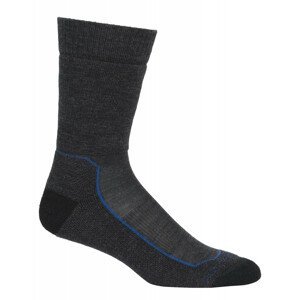 Pánské ponožky Icebreaker Mens Hike+ Medium Crew Velikost ponožek: 44,5 - 46,5 / Barva: šedá/modrá