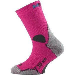 Dětské ponožky Lasting TJD Velikost ponožek: 29-33 (XS) / Barva: růžová
