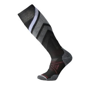 Podkolenky Smartwool PhD Ski Medium Pattern Velikost ponožek: 46-49 / Barva: černá