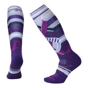 Dámské podkolenky Smartwool Phd Ski Medium Pattern Women`s Velikost ponožek: 42-45 / Barva: fialová