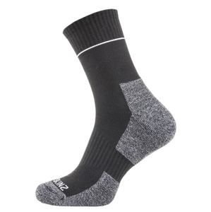 Ponožky SealSkinz Solo Quick Dry Ankle Length sock Velikost ponožek: 39-42 / Barva: černá