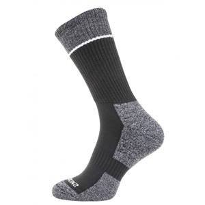 Ponožky SealSkinz Solo Quickdry Mid Length sock Velikost ponožek: 43-46 (L) / Barva: černá