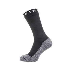 Ponožky SealSkinz Soft Touch Mid Length sock Velikost ponožek: 36-38 (S) / Barva: černá