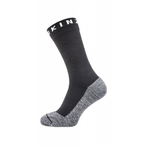 Ponožky SealSkinz Soft Touch Mid Length sock Velikost ponožek: 47-49 (XL) / Barva: černá