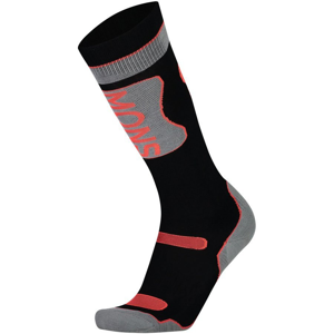 Dámské ponožky Mons Royale Pro Lite Tech Sock Velikost ponožek: 42-44 / Barva: černá/šedá
