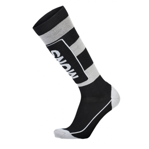Pánské podkolenky Mons Royale Mons Tech Cushion Sock (2020) Velikost ponožek: 45-47 (L) / Barva: černá/šedá