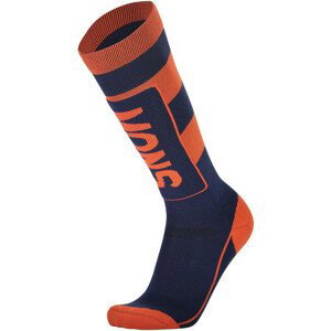 Pánské podkolenky Mons Royale Mons Tech Cushion Sock Velikost ponožek: L / Barva: modrá/oranžová