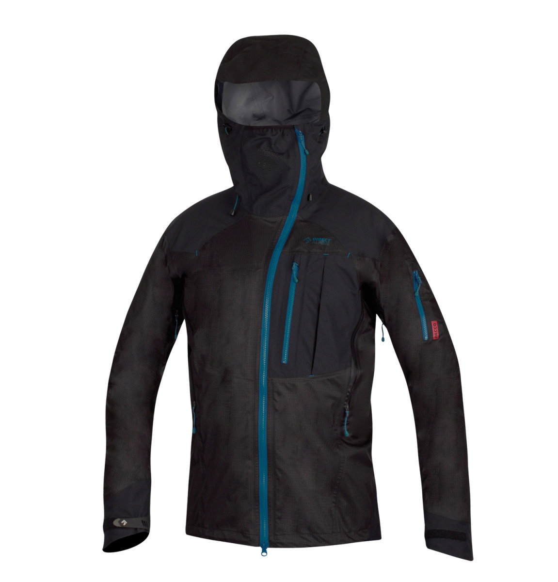 Pánská bunda Direct Alpine Guide 6.0 Velikost: M / Barva: černá/modrá