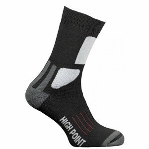Ponožky High Point Mountain 2.0 Merino Velikost ponožek: 35-38 / Barva: černá