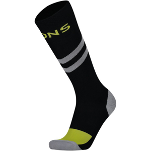 Pánské ponožky Mons Royale Lift Access Sock Velikost ponožek: 45-47 / Barva: černá/šedá