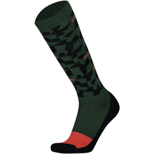 Pánské ponožky Mons Royale Lift Access Sock Velikost ponožek: 45-47 / Barva: tmavě zelená