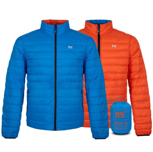 Pánská péřová bunda MAC IN A SAC Polar Velikost: M / Barva: modrá/oranžová