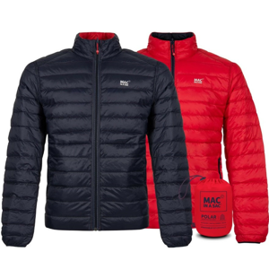Pánská péřová bunda MAC IN A SAC Polar Velikost: M / Barva: červená/modrá