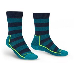 Pánské ponožky Bridgedale Hike LW MP Boot Velikost ponožek: 40-43 / Barva: zelená/modrá