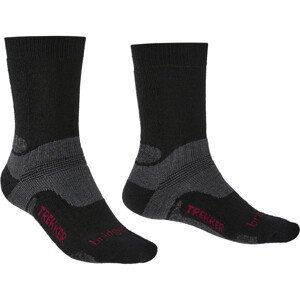 Pánské ponožky Bridgedale Hike MW MP Boot Velikost ponožek: 40-43 / Barva: černá