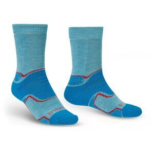 Pánské ponožky Bridgedale Hike MW MP Boot Velikost ponožek: 40-43 / Barva: světle modrá