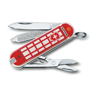 Kapesní nůž Victorinox Classic LE A trip to London Barva: červená/bílá