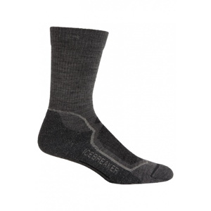 Pánské ponožky Icebreaker Hike+ Light Crew Velikost ponožek: 44,5 - 46,5 / Barva: šedá
