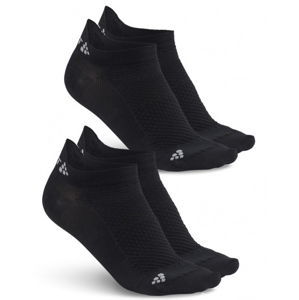 Ponožky Craft Shaftless 2-Pack Velikost ponožek: 37-39 / Barva: černá