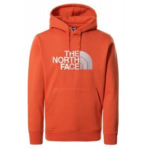Pánská mikina The North Face Drew Peak Pullover Hoodie Velikost: XL / Barva: oranžová/šedá