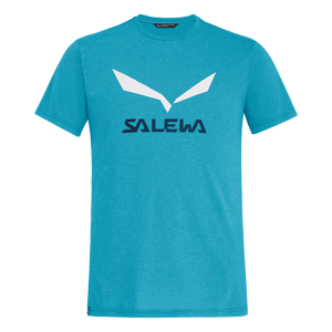 Pánské triko Salewa Solidlogo Dri-Rel M S/S Tee Velikost: M / Barva: světle modrá