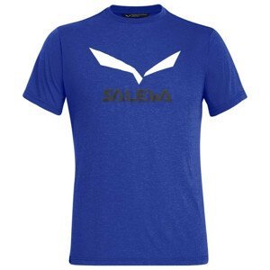 Pánské triko Salewa Solidlogo Dri-Rel M S/S Tee Velikost: XXL / Barva: modrá/světle modrá