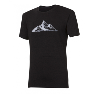 Pánské triko Progress OS Pioneer "Mountain" 24FJ Velikost: M / Barva: černá