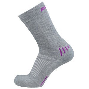 Ponožky Apasox Kazbek Velikost ponožek: 35-38 / Barva: světle šedá