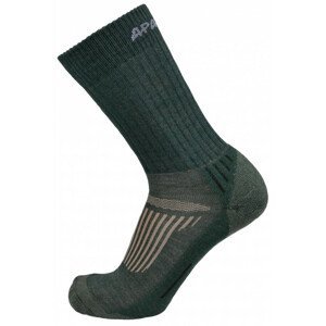Ponožky Apasox Kazbek Velikost ponožek: 43-47 / Barva: zelená
